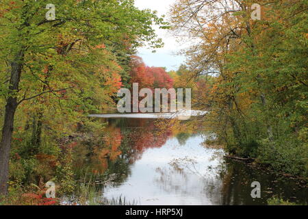 Herbst in Massachusetts Stockfoto