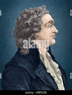 Nicolas de Condorcet, französischer Mathematiker Stockfoto