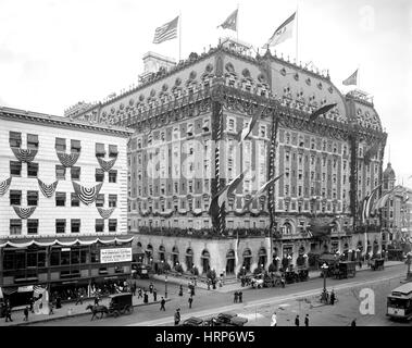 New York City, Hotel Astor, 1909 Stockfoto