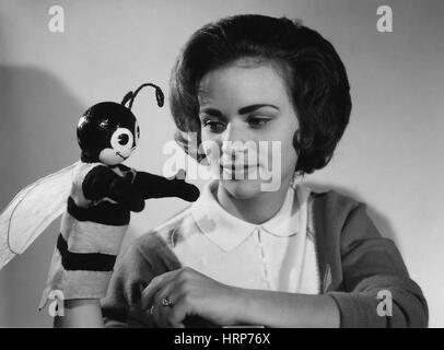 CDC-Symbol für Gesundheit, "Wellbee", 1960er Jahre Stockfoto