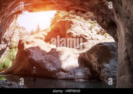 Herrliche Aussicht auf Göynük Canyon, Antalii, Türkei Stockfoto