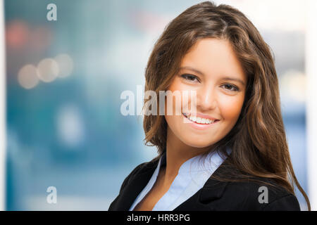 Porträt der jungen Unternehmerin Stockfoto