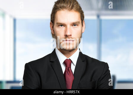 Gut aussehend Manager-Porträt Stockfoto