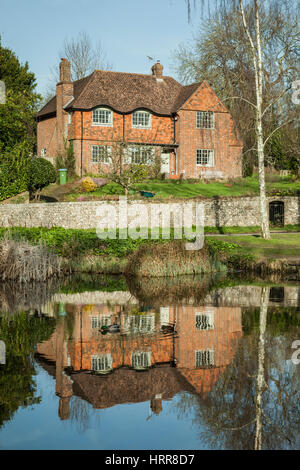 Anfang Frühling Nachmittag in Slindon, West Sussex, England. Stockfoto