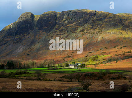 Bauernhaus, tiefste, Nationalpark Lake District, Cumbria, England UK Stockfoto