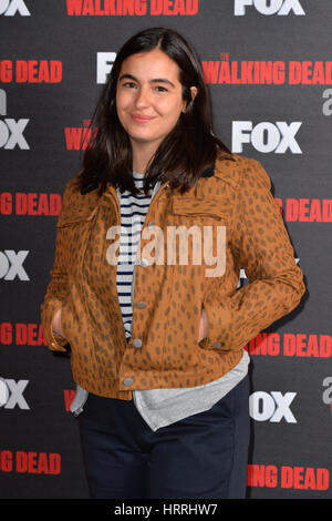 Alanna Masterson besucht Fox A Night with the Walking Dead im Hamyard Hotel, Soho, London. Stockfoto