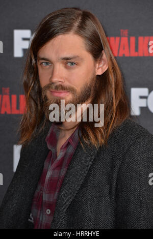 Tom Payne Teilnahme an Fox A Night with the Walking Dead im Hamyard Hotel, Soho, London. PRESSEVERBAND Foto. Bild Datum: Freitag, 3. März 2017. Bildnachweis sollte lauten: Matt Crossick/PA Wire Stockfoto