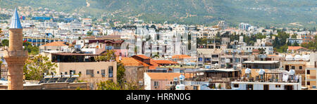 Kyrenia Stadt. Panorama der Altstadt. Zypern Stockfoto
