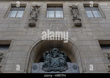 Ehemalige Bankgebäude von Schottland Sauchiehall Street Glasgow Stockfoto