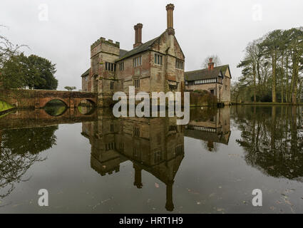 Baddesly Clinton sogar Haus in Warwickshire, Großbritannien Stockfoto