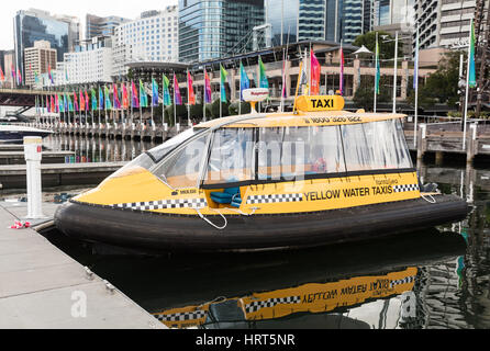 Eine moderne Wasser-Taxi in Sydney Stockfoto