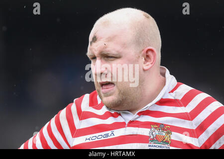 New Brighton V Manchester 4. März 2017, gespielt auf Wirral Stockfoto