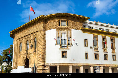 Büro der Zentralbank von Marokko in Rabat Stockfoto