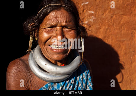 Frau aus dem Stamm Gadaba (Indien) Stockfoto