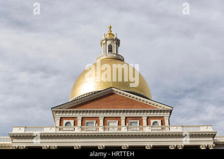 Massachusetts State House Kuppel Stockfoto