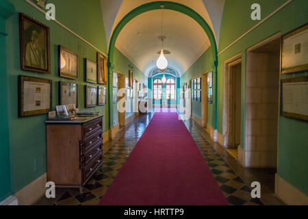 JERUSALEM, ISRAEL - 18. April 2015: Innere Halle des Österreichischen Hospiz, am 18. April in Jerusalem. Stockfoto