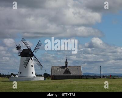 Lytham Windmühle auf dem Grün Stockfoto