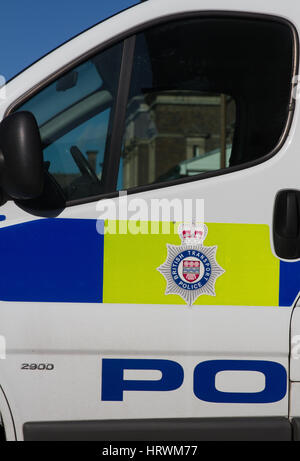 British Transport Police btp in Chester Bahnhof Bahnhof in Cheshire, North West England Stockfoto