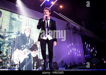 Mailand, 4. März 2017 Benji & Fede im Mediolanum Forum in Assago © Roberto Finizio Live / Alamy Live News Stockfoto