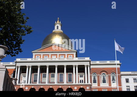 State House Boston, Massachusetts Stockfoto