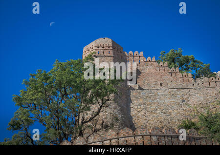 Kumbhalgarh, Rajasthan, Indien - 21. November 2016: Kumbhalgarh Fort ist eine Mewar Festung auf den westlichen Bereich der Aravalli Hills, Rajasthan, Indien. Stockfoto