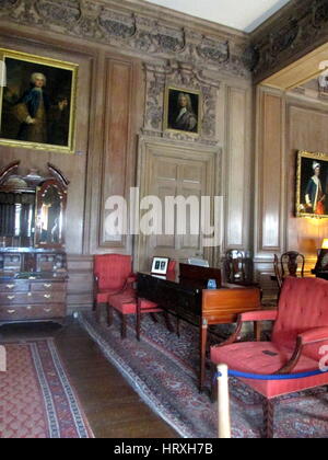 Beningborough Hall, North Yorkshire. Im Jahr 2015 inszeniert es eine Ausstellung von Bildern und Gemälden Leihgabe der National Gallery Stockfoto