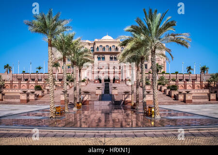 Emirates Palace - Abu Dhabi, Vereinigte Arabische Emirate Stockfoto