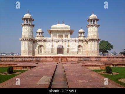 Itmad-Ud-Daulah Grabmal - Agra, Indien Stockfoto