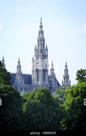 Rathaus, Wien, Österreich Stockfoto