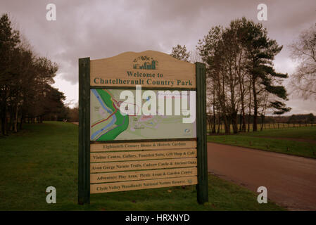 Chatelherault Country Park ist ein Landschaftspark in Hamilton, South Lanarkshire, Schottland, Stockfoto