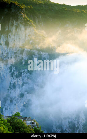 Kloster von Agia Paraskevi, Monodendri, Zagoria, Griechenland Stockfoto