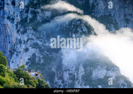 Kloster von Agia Paraskevi, Monodendri, Zagoria, Griechenland Stockfoto