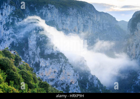 Kloster von Agia Paraskevi, Monodendri, Zagoria, Griechenland Stockfoto