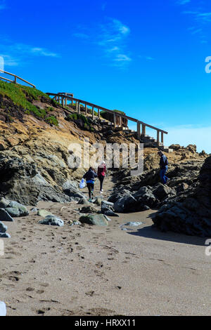 Leffingwell Landung in Zentralkalifornien Cambria ist Teil des Hearst San Simeon State Park Stockfoto