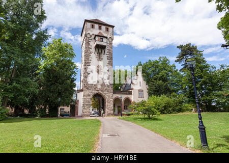 St.Alban Tor, Basel, Schweiz Stockfoto