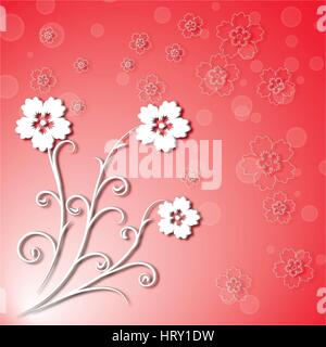 Papierblume Stock Vektor