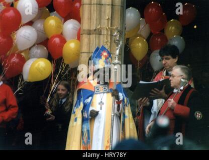 Die Einweihung des Erzbischofs von York, Dr. John Sentamu, York Minster 30. November 2005. Stockfoto