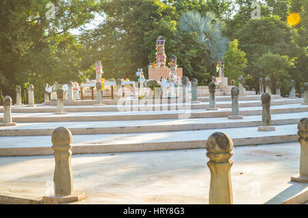 Chiang Rai, Thailand - 1. Oktober 2016: Wat Phra dieses Doi Chom Thong. Sadu Mueang, Nabel oder Omphalos der Stadt Stockfoto