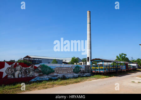 Alte Zuckerfabrik, Kuba Stockfoto