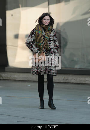 Sophie Ellis-Bextor gesehen in den BBC-Studios in London, 22. Januar 2017 Stockfoto