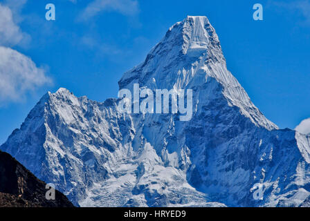 Die wunderschön Gipfel der Ama Dablam in der Nähe von Mount Everest in Nepal Stockfoto