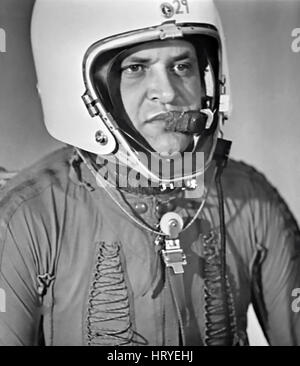 Amerikanischer Pilot GARY POWERS (1929 – 1977) im Jahr 1960 in einem CIA-u-2-Spionageflugzeug über der Sowjetunion abgeschossen Stockfoto