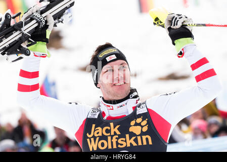 Kranjska Gora, Slowenien. 5. März 2017. Bildnachweis: Rok Rakun/Pacific Press/Alamy Live-Nachrichten Stockfoto