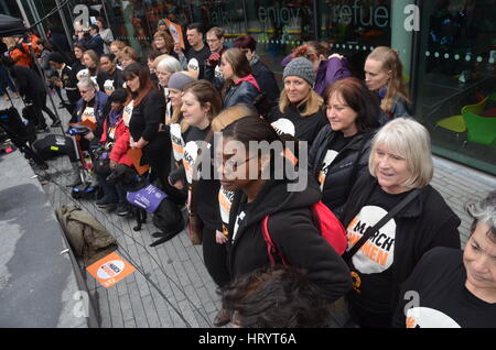 Care international, Marsch für Frauen-event Stockfoto