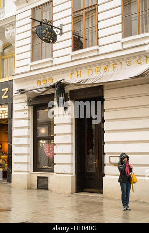 Demel Kuchen und Schokolade Shop, Wien, Österreich, Europa Stockfoto