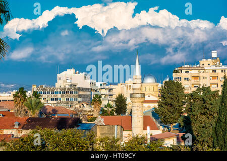 Panorama der Altstadt von Limassol. Zypern. Stockfoto