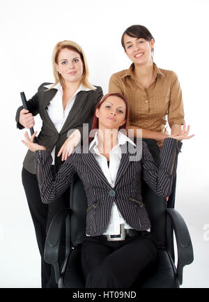 Junge Geschoeaeftsfrauen - junge Unternehmerinnen Stockfoto
