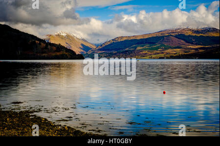 Blick über Loch Fyne aus der Stadt Inveraray, Argyll and Bute, Scotland Stockfoto