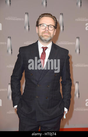 Deutscher Fernsehpreis 2017 bei Rheinterassen.  Mitwirkende: Matthias Matschke wo: Düsseldorf bei: 2. Februar 2017 Stockfoto