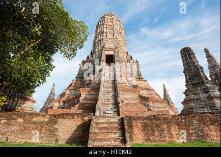 Wat watthanaram, Ayutthaya, Thailand Stockfoto